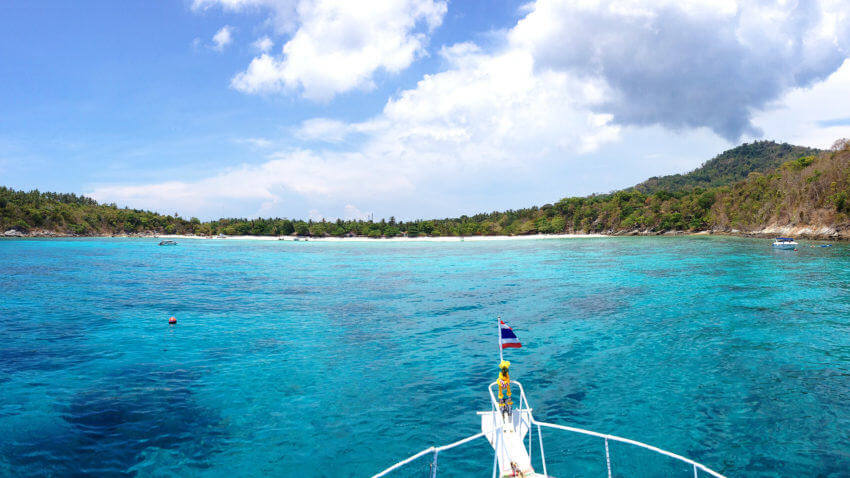 Dive Boat At Racha Yai Island