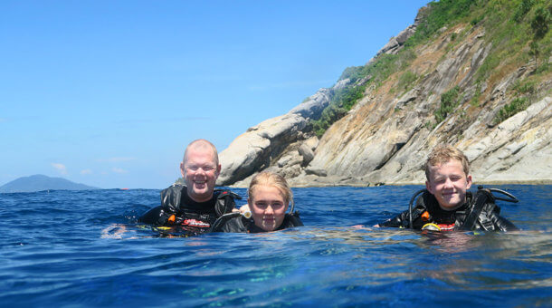 Student Divers at Racha Yai Island