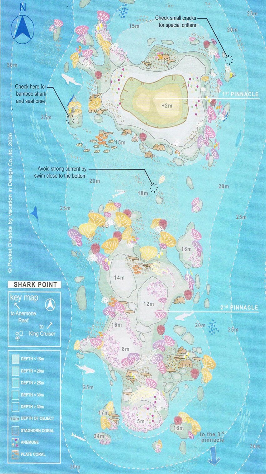 Shark Point Dive Site Map