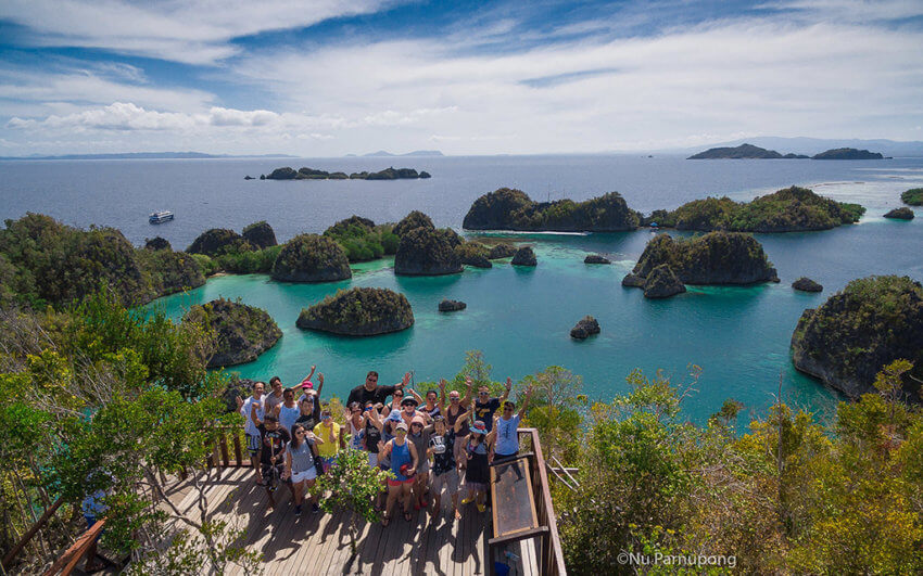 Viewpoint in Raja Ampat