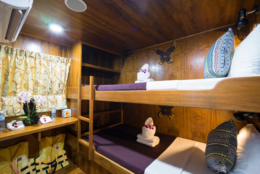 Deluxe Cabin on the Sawasdee Fasai Liveaboard