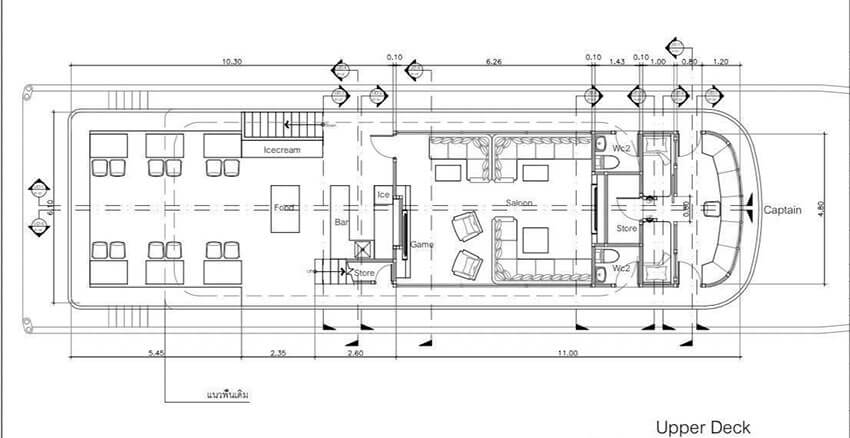 Mandarin Queen Layout Upper Deck