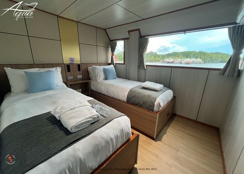 Sea View Deluxe Twin - Main Deck
