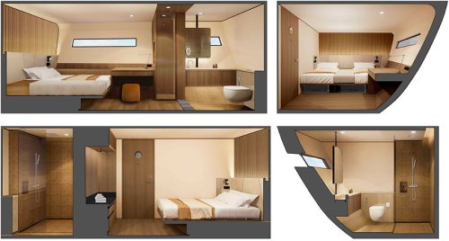 Deluxe Double/Twin Cabin - Lower Deck