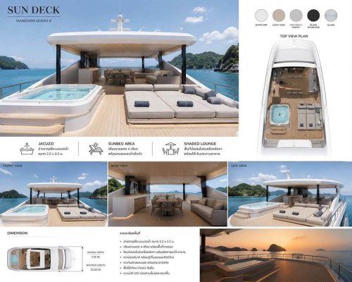 Mandarin Queen 8 Primium Liveaboard - Sun Deck