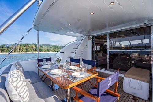 Princess Oceana Yacht Phuket Aft Deck Dining