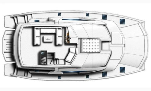 Sail La Vie - Layout Plan Flybridge