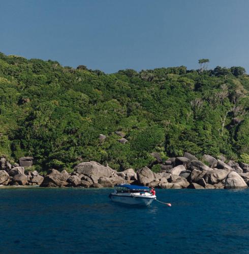 Speedboat at Similan Islands